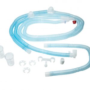 Circuito para Ventilador 1.5 M con Puerto para Presión y Temperatura Distal y Proximal y Trampas de Agua Adulto