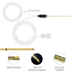 Aguja Ecogénica SONOPLEX 22G X 80 mm